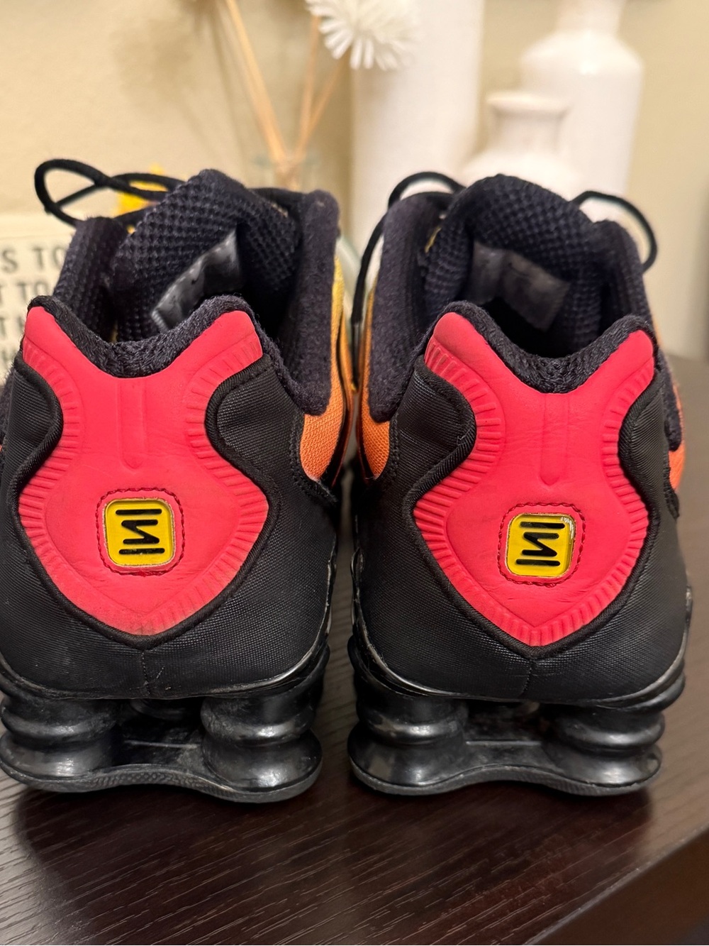 Nike Nike Shox TL “Sunrise” Orange Yellow Athletic Sneakers Mens 8 - Picture 4 of 12
